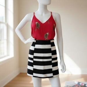 LOFT Petites Red Parrot Print Camisole – NWT – Size MP